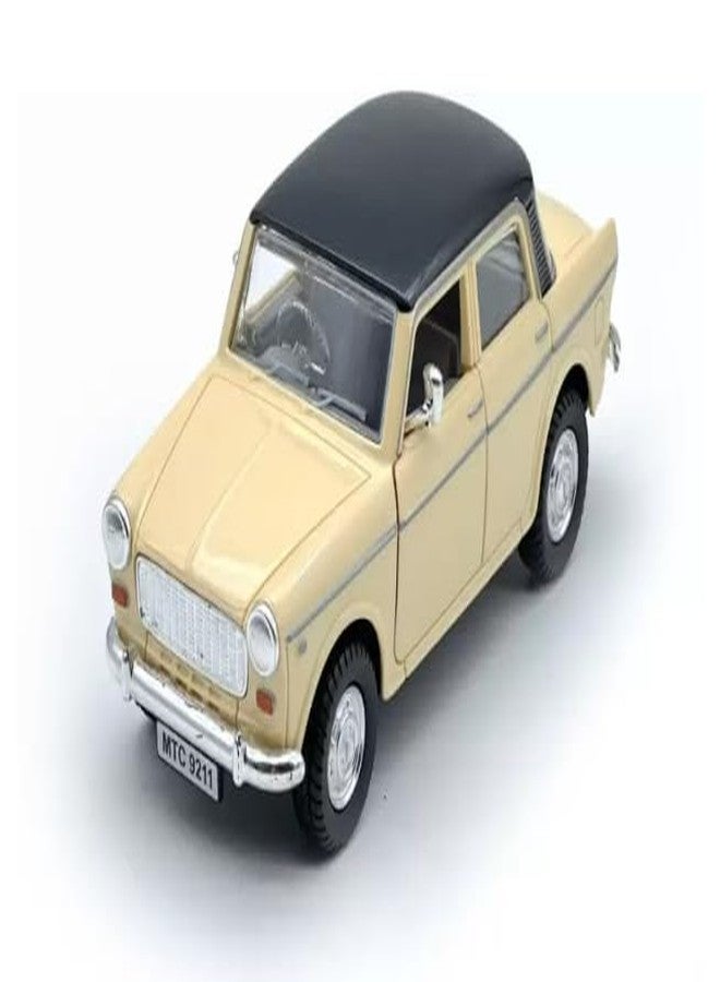 سنتي، مصنوعة من البلاستيك، سيارة أجرة كوين بيضاء من السبعينيات، ألعاب للأطفال (أبيض) - Image 4